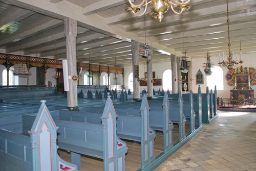Sønderho church inside