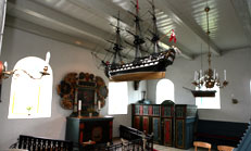 Inside Sønderho church